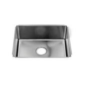  J18 Collection 025805 Undermount 18 Gauge Stainless Steel Single Bowl Kitchen Sink , 26''W x 18''D x 8''H