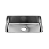  J18 Collection 025807 Undermount 18 Gauge Stainless Steel Single Bowl Kitchen Sink , 31''W x 17-1/2''D x 8''H