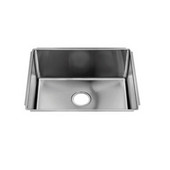  J18 Collection 025813 Undermount 18 Gauge Stainless Steel Single Bowl Kitchen Sink , 26''W x 18''D x 10''H