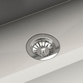  100081 Adjustable 3.5'' Diameter Kitchen Sink Strainer Chrome Finish