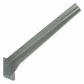  Industrial Cantilever Bracket In Grey, 22-3/4''W x 3-1/4''D x 6-1/2''H