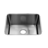  Classic Collection 3216 Undermount 16 Gauge Stainless Steel Single Bowl Kitchen Sink, 22-1/2''W x 18-1/2''D x 10''H