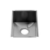  UrbanEdge® Collection 3601 Undermount 16 Gauge Stainless Steel Single Bowl Kitchen Sink, 10-1/2''W x 17-1/2''D x 8''H