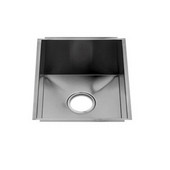  UrbanEdge® Collection 3602 Undermount 16 Gauge Stainless Steel Single Bowl Kitchen Sink, 13-1/2''W x 17-1/2''D x 8''H