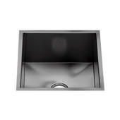  UrbanEdge® Collection 3608 Undermount 16 Gauge Stainless Steel Single Bowl Specialty Sink, 13-1/2''W x 13-1/2''D x 7''H