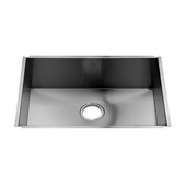  UrbanEdge® Collection 3610 Undermount Stainless Steel Single Bowl Kitchen Sink, 25-1/2''W x 17-1/2''D x 8''H