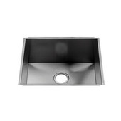  UrbanEdge® Collection 3618 Undermount 16 Gauge Stainless Steel Single Bowl Kitchen Sink, 22-1/2''W x 18-1/2''D x 10''H