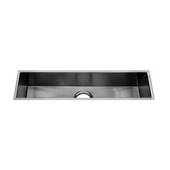  UrbanEdge® Collection 3619 Undermount 16 Gauge Stainless Steel Single Bowl Specialty Sink, 31-1/2''W x 8-1/2''D x 6''H