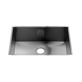  UrbanEdge® Collection 3621 Undermount 16 Gauge Stainless Steel Single Bowl Kitchen Sink, 28-1/2''W x 18-1/2''D x 10''H