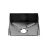  UrbanEdge® Collection 3627 Undermount 16 Gauge Stainless Steel Single Bowl Kitchen Sink, 19-1/2''W x 19-1/2''D x 10''H