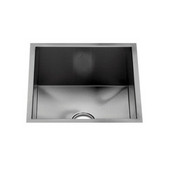  UrbanEdge® Collection 3668 Undermount 16 Gauge Stainless Steel Single Bowl Specialty Sink, 13-1/2''W x 13-1/2''D x 7''H