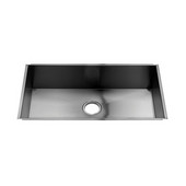  UrbanEdge® Collection 3685 Undermount 16 Gauge Stainless Steel Single Bowl Kitchen Sink, 31-1/2''W x 17-1/2''D x 10''H
