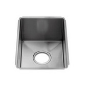  J7® Collection 3903 Undermount 16 Gauge Stainless Steel Single Bowl Kitchen Sink, 10-1/2''W x 17-1/2''D x 8''H