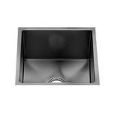  J7® Collection 3917 Undermount 16 Gauge Stainless Steel Single Bowl Specialty Sink, 13-1/2''W x 13-1/2''D x 7''H