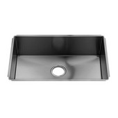  J7® Collection 3922 Undermount 16 Gauge Stainless Steel Single Bowl Kitchen Sink, 28-1/2''W x 17-1/2''D x 10''H
