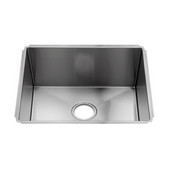  J7® Collection 3929 Undermount 16 Gauge Stainless Steel Single Bowl Kitchen Sink, 22-1/2''W x 18-1/2''D x 10''H