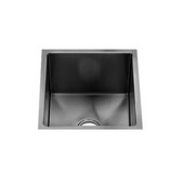 J7® Collection 3933 Undermount Stainless Steel Specialty Sink, 13-1/2''W x 16-1/2''D x 7''H