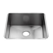  J7® Collection 3939 Undermount 16 Gauge Stainless Steel Single Bowl Kitchen Sink, 22-1/2''W x 19-1/2''D x 10''H
