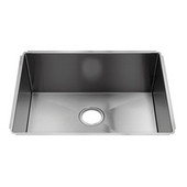  J7® Collection 3941 Undermount Stainless Steel Single Bowl Kitchen Sink, 25-1/2''W x 19-1/2''D x 10''H