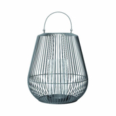  Nidea Lantern Steel Grey Extra Large 19-7/8'' Dia x 24-3/16'' H