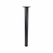  Rockwell Adjustable Table Leg Set of 4 in Matte Black, 2-3/8'' Diameter x 28'' H
