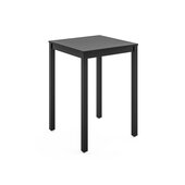  Nantucket Bistro Table, Black, 30''W x 30''D x 42''H