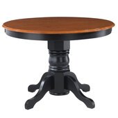  - Round Pedestal Dining Table, 42'' Dia x 30'' H, Ebony
