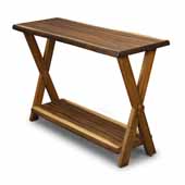  Flexsteel® Forest Retreat Console Table In Brown Teak Wood, 48''W x 16-1/2''D x 30''H