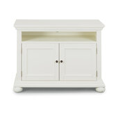 Dover 44'' W Entertainment Stand, Accommodate Up to Most 50'' TVs, White Painted, 44'' W x 18'' D x 32-1/4'' H