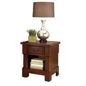  The Aspen Collection Night Stand, Rustic Cherry, 22''W x 18''D x 24''H