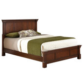  The Aspen Collection Queen Bed, Rustic Cherry, 66''W x 90-3/4''D x 52''H