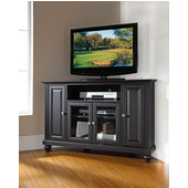  Cambridge 48'' Corner TV Stand in Black Finish