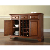  LaFayette Buffet Server / Sideboard Cabinet with Wine Storage in Classic Cherry Finish