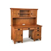 - Arts & Crafts Desk/Hutch, Cottage Oak