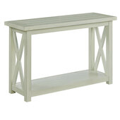  Seaside Lodge Console Table, White, 48''W x 17''D x 30''H