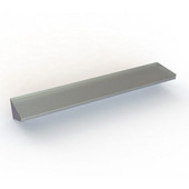 Aero Wide Stainless Steel Wall Shelf, 24'' W x 12'' D