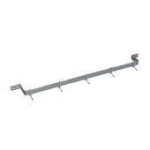 Aero Greycoat Wall-Mounted Pot Rack 36''W x 6''D x 2''H, Other Sizes Available
