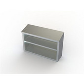 Aero Stainless Steel Wall Cabinet, No doors, 48'' W x 15'' D x 32-1/2'' H, No Doors