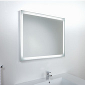 Illume Collection 20' W x 36' H Rectangular LED Backlit Mirror with Polished Trim, Available in Multiple Sizes