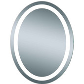  Illume LED Backlit Oval Mirror, 24'' W x 32'' H