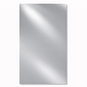  AF-RM-612-P-CR-C, Radiance 16'' W -24'' W Rectangular Frameless Polished Edge Wall Mirror with or without Tilt Contemporary Brackets