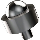  101A Series Cabinet Hardware 1-1/2'' Diameter Round Cabinet Knob in Polished Chrome (Standard Finish), Available in Multiple Finishes