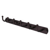  Skyline Collection 6-Position Tie and Belt Rack in Antique Bronze, 15-1/2'' W x 2-1/2'' D x 2-11/16'' H