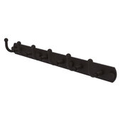  Skyline Collection 6-Position Tie and Belt Rack in Oil Rubbed Bronze, 15-1/2'' W x 2-1/2'' D x 2-11/16'' H
