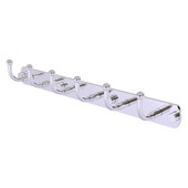  Skyline Collection 6-Position Tie and Belt Rack in Polished Chrome, 15-1/2'' W x 2-1/2'' D x 2-11/16'' H