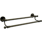  Skyline Collection 20-1/2 Inch Double Towel Bar, Antique Brass