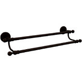  Skyline Collection 20-1/2 Inch Double Towel Bar, Antique Bronze