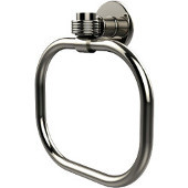 Continental Collection Towel Ring with Groovy Accents, Polished Nickel