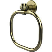  Continental Collection Towel Ring with Groovy Accents, Satin Brass