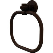  Continental Collection Towel Ring with Twist Accents, Antique Bronze